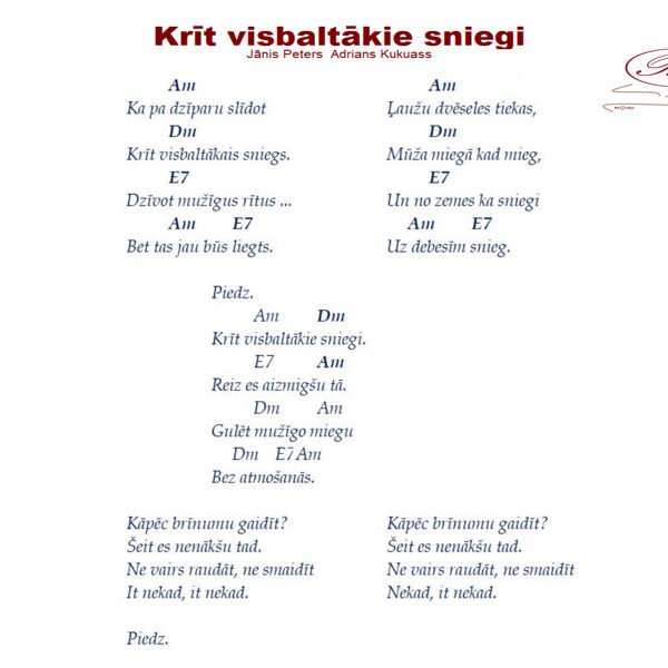 Krīt visbaltākie sniegi