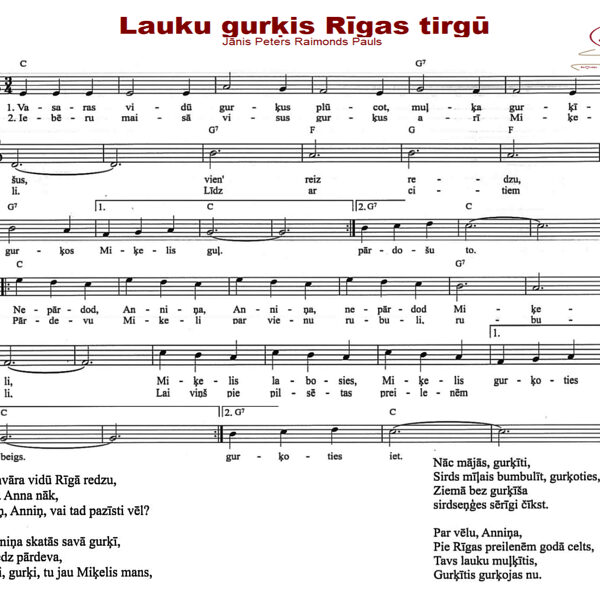 Lauku gurķis Rīgas tirgū