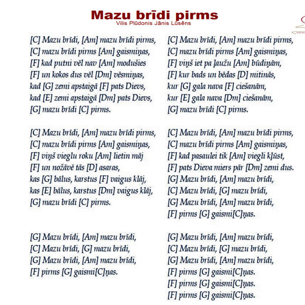 Mazu brīdi pirms