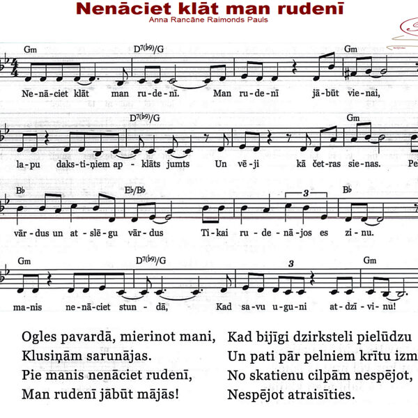Nenāciet klāt man rudenī