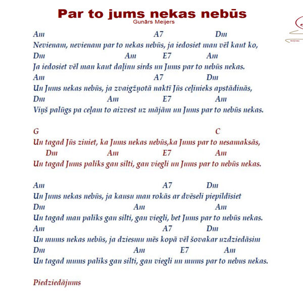 Par to jums nekas nebūs