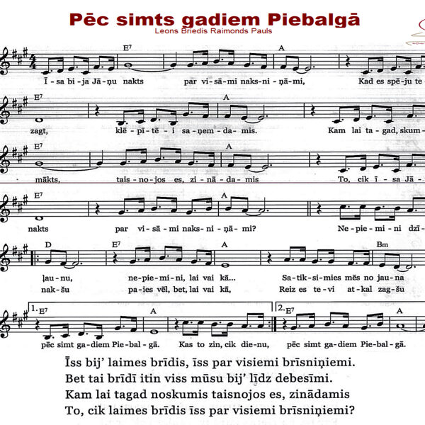 Pēc simts gadiem Piebalgā