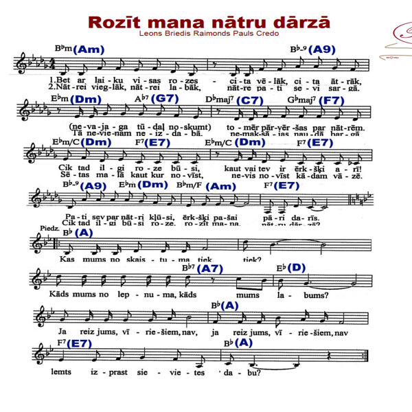 Rozīt manu nātru dārzā