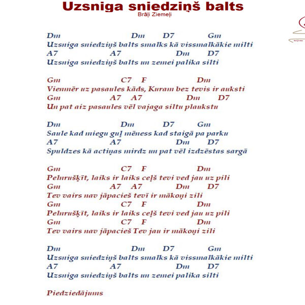 Uzsniga sniedzins balts