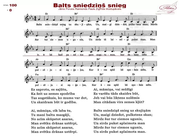 Balts sniedziņš snieg