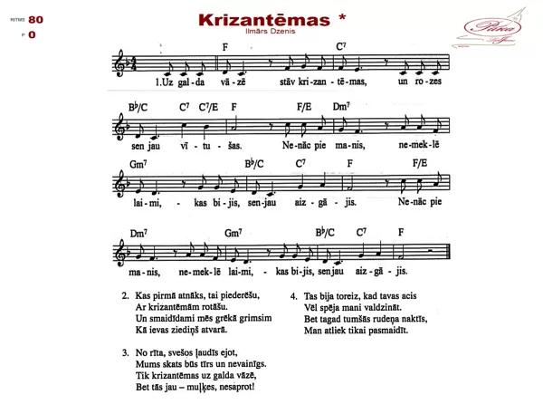 Krizantēmas