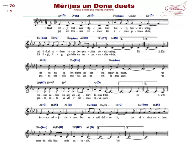 Mērijas un Dzona duets
