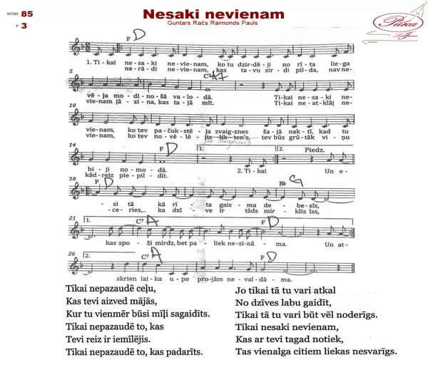 Nesaki nevienam