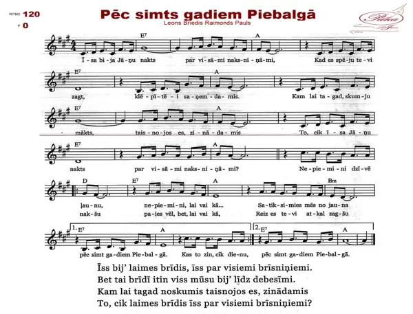 Pēc simts gadiem Piebalgā