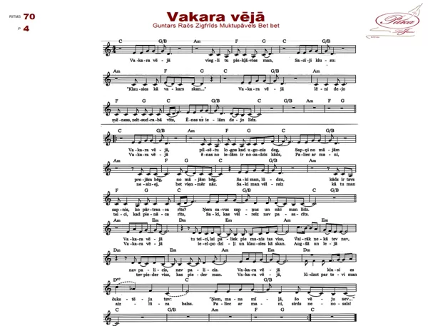 Vakara vējā